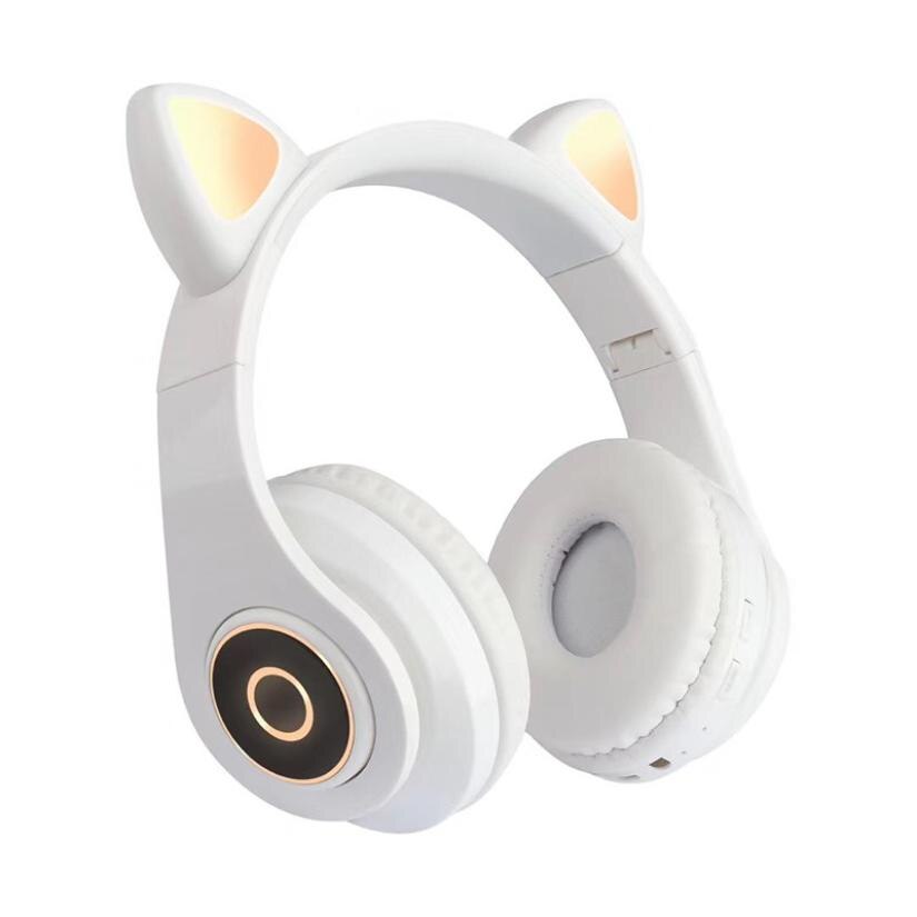 Cat Ears- Noise Cancelling Bluetooth Headphones with Mic(LED)