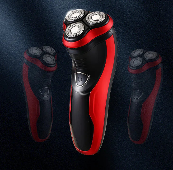 Men's Waterproof Rotary Electric Shaver Pop-Up Trimmer Wet Dry Cordless