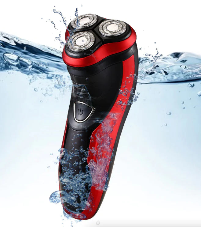 Men's Waterproof Rotary Electric Shaver Pop-Up Trimmer Wet Dry Cordless