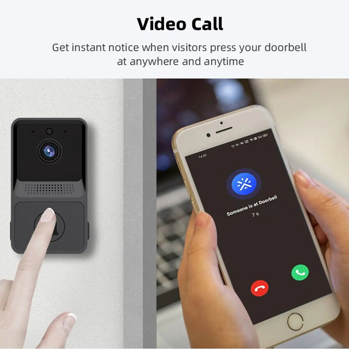 Smart Wireless WiFi Doorbell