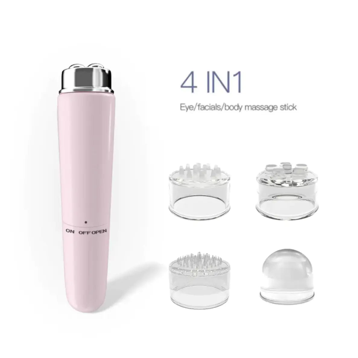 4 In 1 Electric Facial Massager Micro Vibration Eye Beauty Instrument For Relax Eye Dark Circles Eye Bags Puffiness Eye Massage