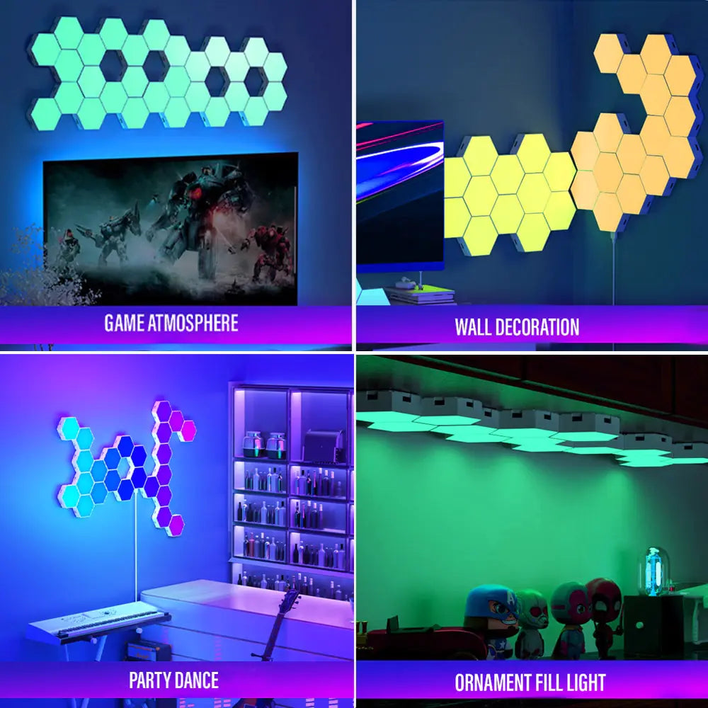 Bluetooth LED Hexagon Light