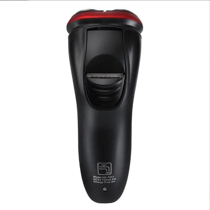 Men's Waterproof Rotary Electric Shaver Pop-Up Trimmer Wet Dry Cordless