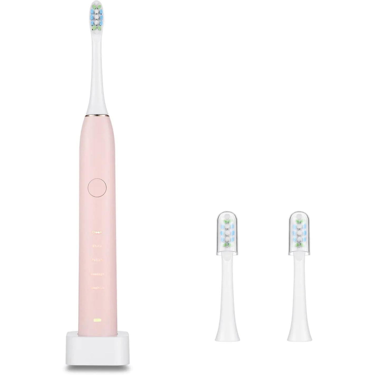 Electric Toothbrush IPX7 & Replacement Heads Set