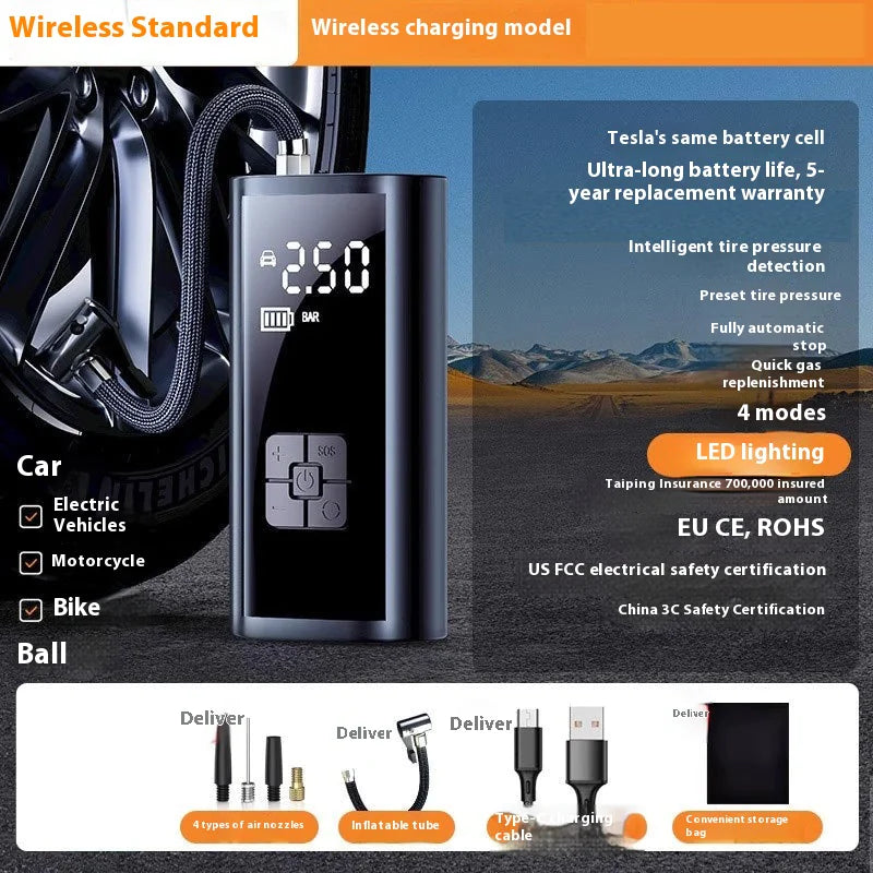 Vehicle Electric Charging Air Pump for Tires