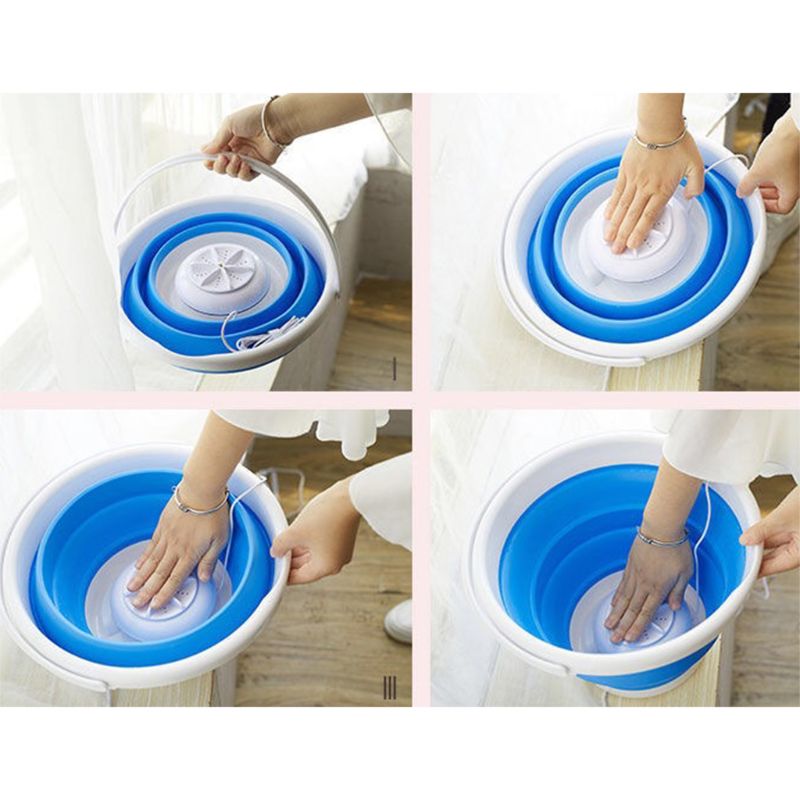 Foldable Mini Washing Machine with USB Charging