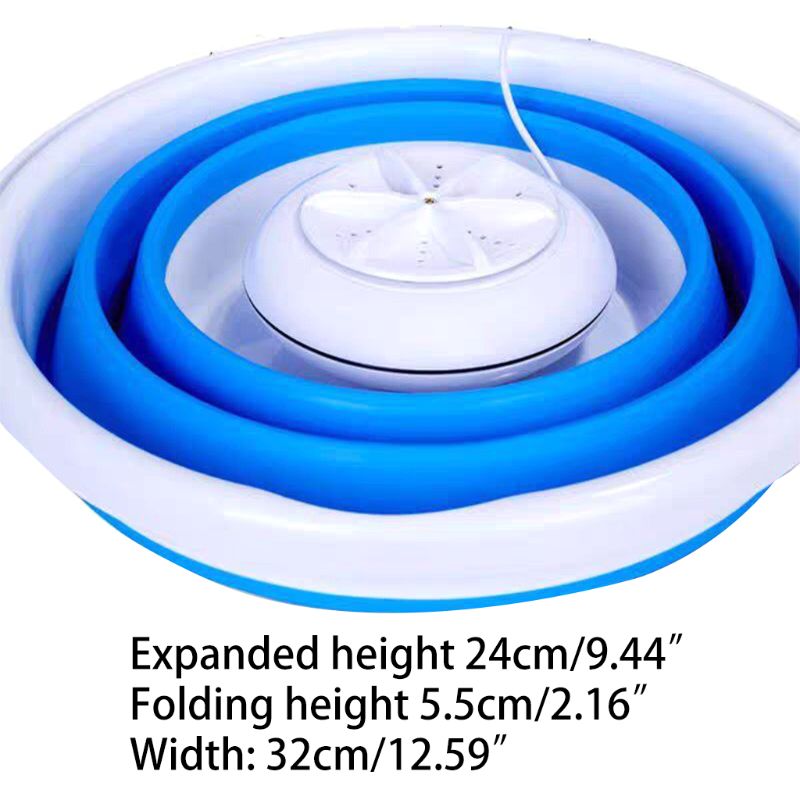 Foldable Mini Washing Machine with USB Charging