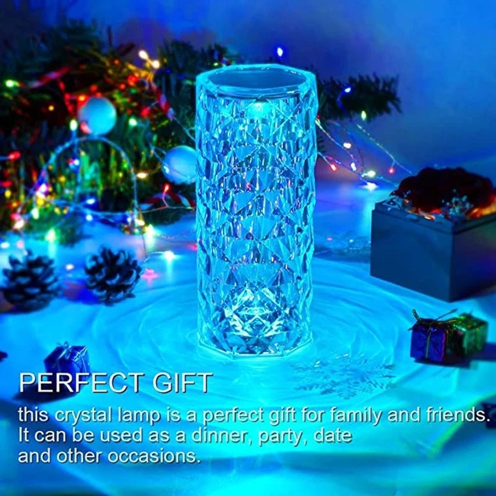 LED Crystal Lamp with 16 Colors