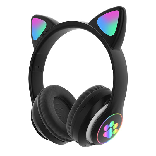 Cat Ears- Noise Cancelling Bluetooth Headphones with Mic(LED)